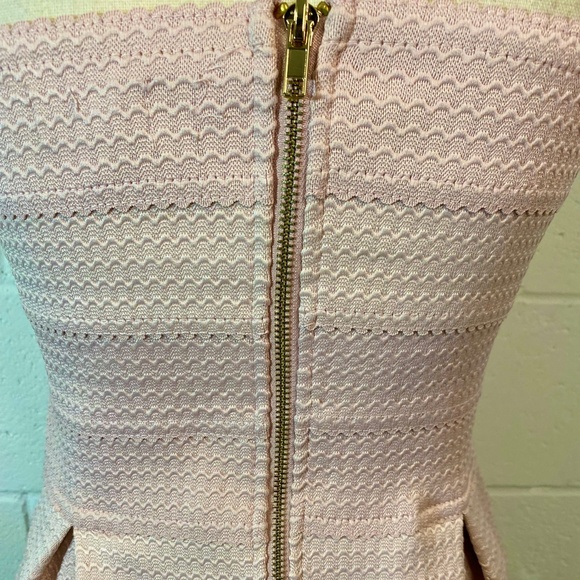 Ontwelfth Banded Pale Pink Strapless Sweetheart Neckline Short Dress - Picture 4 of 8